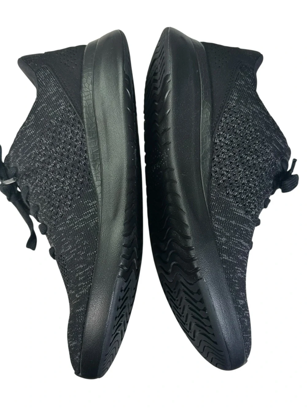 Kizik Lima Shoes Mens 7.5 Black Heather Hands Free Sneakers G3FC Comfort Slip On
